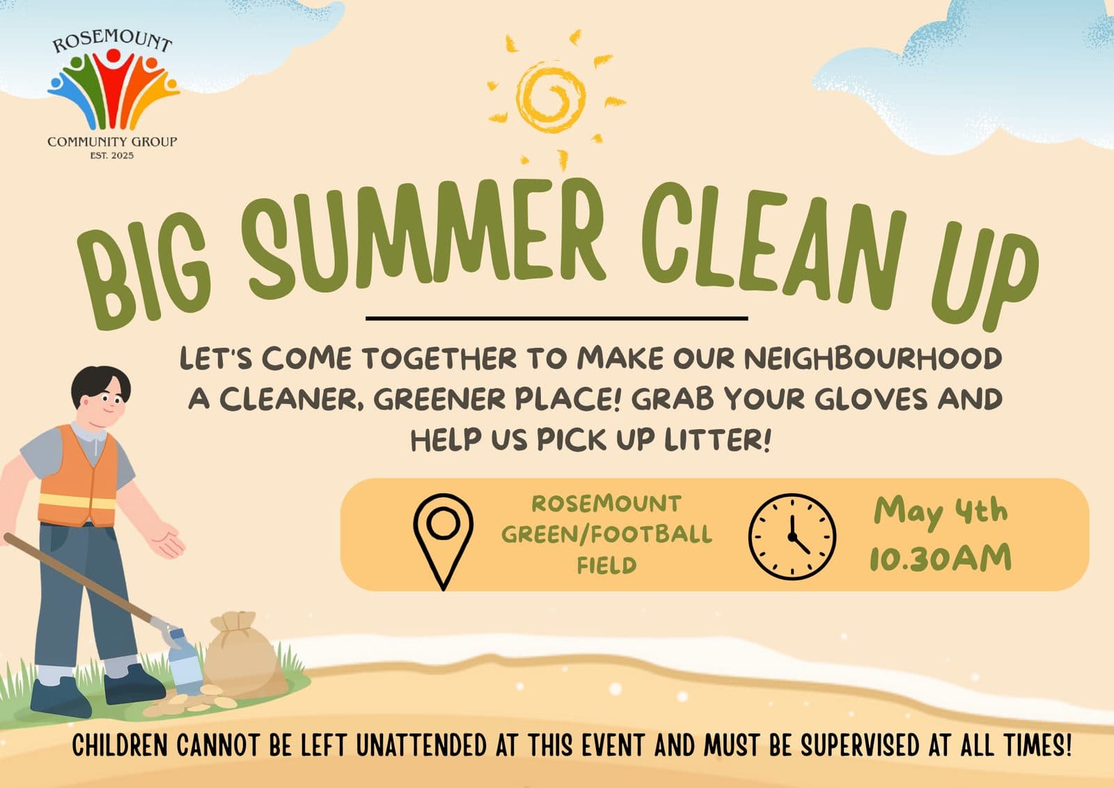 🌿 Rosemount Summer Clean-Up 🌿